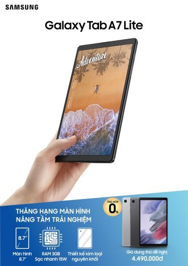 Galaxy Tab A7 Lite ra mắt tại VN: Máy tính bảng mới giá siêu rẻ của Samsung - Ảnh 4.