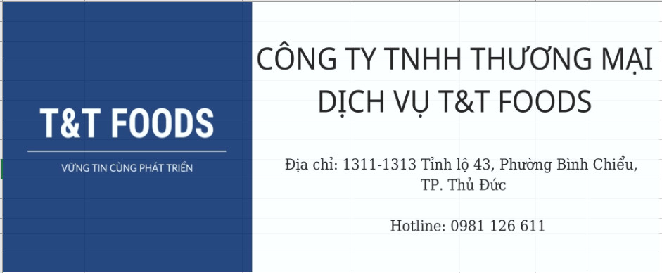 Cong ty TNHH TMDV T&T Foods