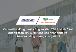 CareerViet đồng hành cùng sự kiện “Tươi có sắc” tại Đường sách TP.HCM: Nâng cao nhận thức về chăm sóc răng miệng cho giới trẻ
