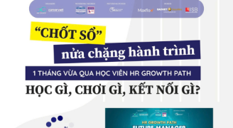 “CHỐT SỔ” NỬA CHẶNG HÀNH TRÌNH - 1 THÁNG VỪA QUA HỌC VIÊN HR GROWTH PATH HỌC GÌ, CHƠI GÌ, KẾT NỐI GÌ?