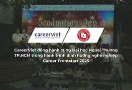 CareerViet đồng hành cùng Đại học Ngoại Thương TP.HCM trong hành trình định hướng nghề nghiệp Career Frontstart 2025