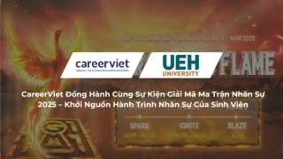 CareerViet Đồng Hành Cùng Sự Kiện Giải Mã Ma Trận Nhân Sự 2025 – Khởi Nguồn Hành Trình Nhân Sự Của Sinh Viên