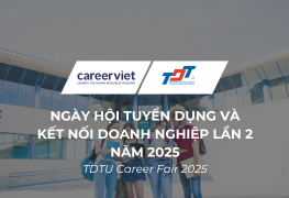 TDTU Career Fair 2025 – Điểm hẹn kết nối tuyển dụng, mở rộng cơ hội việc làm cho sinh viên