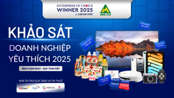 Doanh nghiệp yêu thích 2025 từ CareerViet ghi nhận sự hưởng ứng tích cực từ người lao động