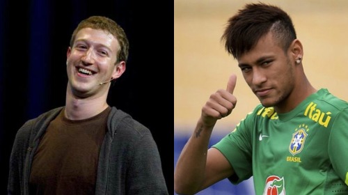 Mark Zuckerberg thách thức bóng đá với Neymar