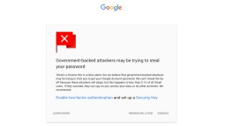 Thông báo mới của Google cho Gmail cảnh báo bạn về những nguy cơ bảo mật