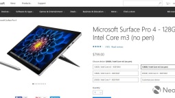 Microsoft bán ra phiên bản Surface Pro 4 không kèm bút cảm ứng với giá chỉ 17 triệu đồng