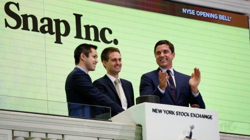 Snap Inc. toàn thắng sau màn IPO: Định giá 33 tỉ USD, cổ phiếu tăng 44%, đồng sáng lập đã giàu nay lại càng giàu