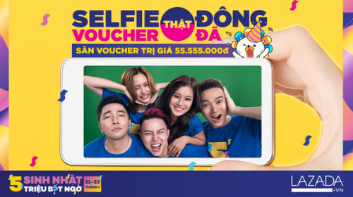 Làm sao để trúng voucher bất ngờ trị giá hơn 55 triệu của Lazada?