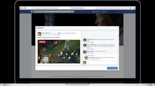 Facebook bắt đầu cho phép live stream từ máy tính, một đòn mạnh giáng trực tiếp vào Twitch và YouTube