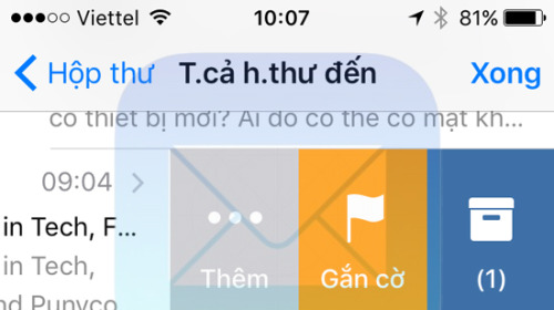 Hướng dẫn sử dụng email trong iPhone "một cửa"