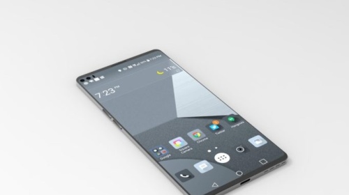 LG V30 lộ bản concept gần như không viền tất cả các cạnh, có màn hình phụ