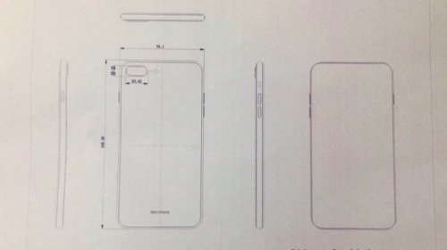 Rò rỉ bản vẽ tiết lộ kích thước của iPhone 7s và iPhone 8