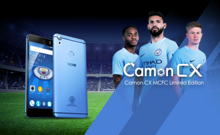 TECNO Mobile giới thiệu điện thoại Camon CX phiên bản đặc biệt Manchester City