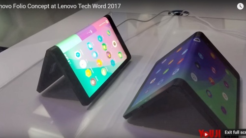 Máy tính bảng có thể gập của Lenovo lần thứ 2 xuất hiện tại Tech World