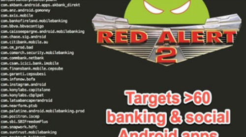 Cảnh báo mã độc Red Alert 2.0 trên nền Android tấn công ứng dụng ngân hàng trực tuyến