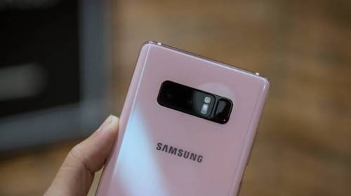Hình ảnh chi tiết Samsung Galaxy Note 8 màu hồng tại Việt Nam