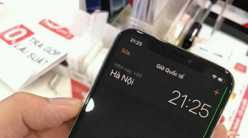 Đã có trường hợp iPhone X gặp lỗi sọc màn hình tại Việt Nam