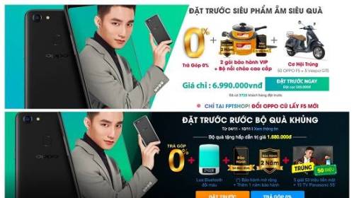 Hơn 15.000 chiếc Oppo F5 bán hết trong 3 ngày