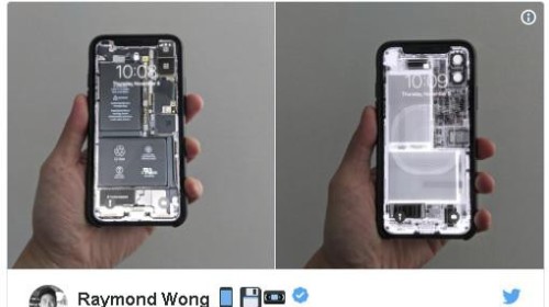 Biến iPhone X trở nên “trong suốt” bằng cách cực kỳ đơn giản