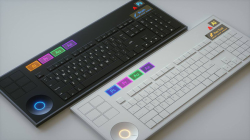 Concept bàn phím Adobe Keyboard dành cho nhiếp ảnh gia cực độc đáo