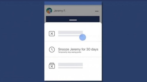 Facebook ra mắt tính năng Snooze cho phép tạm ẩn bài đăng của bạn bè và fanpage