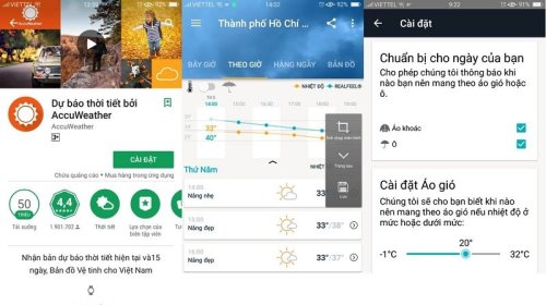 Các ứng dụng thời tiết nên dùng cho Android và iOS