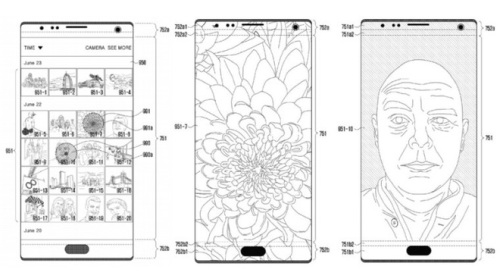 Bằng sáng chế mới của Samsung hé lộ smartphone với camera trước và cảm biến vân tay dưới màn hình