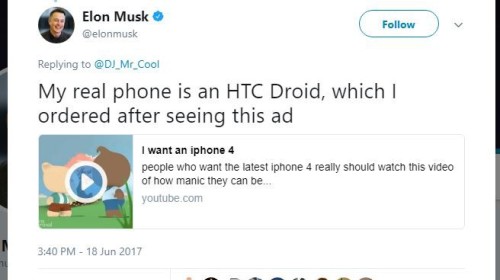 Elon Musk dùng smartphone của hãng nào? Câu trả lời có thể khiến bạn bất ngờ