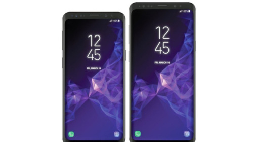 So sánh tỷ lệ màn hình với diện tích mặt trước của Galaxy S8 và Galaxy S9: hơn nhau chỉ 1%