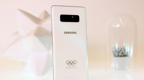 Trên tay bản Galaxy Note8 dành riêng cho thế vận hội Olympic Pyeongchang 2018: Trắng và đẹp như tuyết