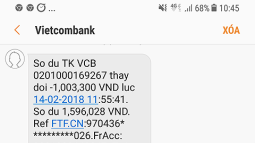 Khách rút tiền nhận đường link lạ, Vietcombank nói gì?