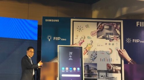 Samsung ra mắt bảng flipchart mới tại Việt Nam