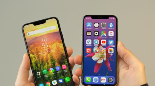 Smartphone Android nhái iPhone X: Nửa vời, non tay