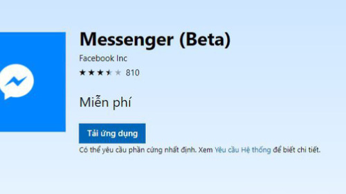 Messenger trên Windows 10 đã hỗ trợ chia sẻ ảnh và video chất lượng HD