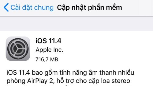 iOS 11.4 ra mắt cho phép đồng bộ hóa tất cả tin nhắn trên iCloud, hỗ trợ chơi nhạc Siri