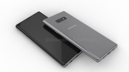 Đây là Samsung Galaxy Note9, màn hình không tai thỏ, thiết kế hao hao Note8