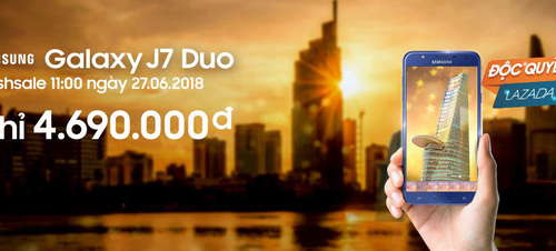 Cứ 1s có 2 máy Galaxy J7 Duo được bán ra trong đợt Flash sale đầu tiên: Giá chỉ 4.69 triệu