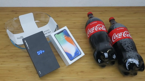 Tra tấn Galaxy S9 Plus và iPhone X: Ngâm nước Coca-Cola, đóng băng trong 24 giờ và cái kết