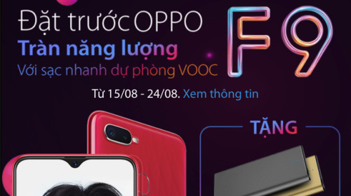 OPPO F9 có hơn 22.000 đơn hàng chỉ sau 4 ngày mở đăng ký