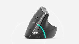 Logitech công bố chuột MX Vertical: nghiêng 57 độ so với bàn di chuột, giảm áp lực cổ tay, chống đau cẳng tay