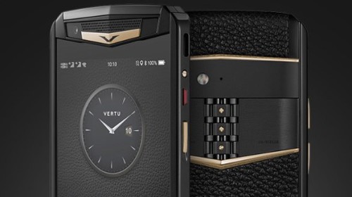 Vertu trình làng smartphone cao cấp Aster P, khung titan, màn hình sapphire, mặt lưng bằng da,