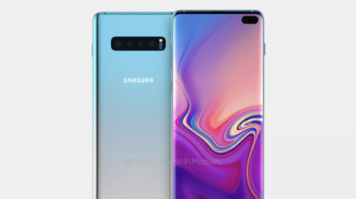 Hình ảnh rò rỉ cho thấy Galaxy S10+ có màn hình to bằng cả một chiếc Note7