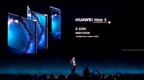Huawei ra mắt smartphone màn hình gập 5G Mate X: mỏng hơn cả iPad Pro, sạc nhanh gấp 6 lần iPhone XS Max, giá 2.300 euro