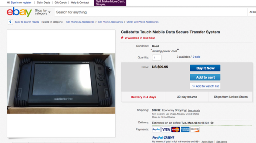 Công cụ hack iPhone danh tiếng được rao bán trên eBay với giá từ 100 USD
