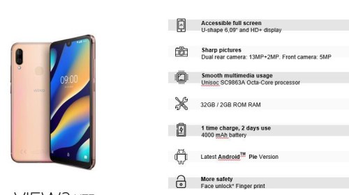 Cùng LAZADA, WIKO VIEW3 Lite bán chạy vượt kỳ vọng