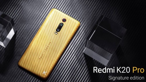 Xiaomi trình làng Redmi K20 Pro Signature Edition, lưng bằng vàng nguyên chất, đính kim cương, chỉ sản xuất 20 chiếc