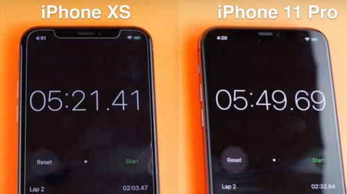 iPhone 11 Pro bị chính iPhone Xs đánh bại trong thử nghiệm tốc độ thực tế