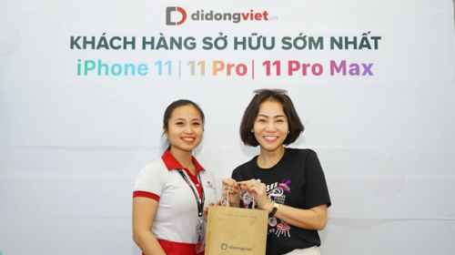 Ca sĩ Thu Minh chọn Di Động Việt để lên đời iPhone 11 Pro Max