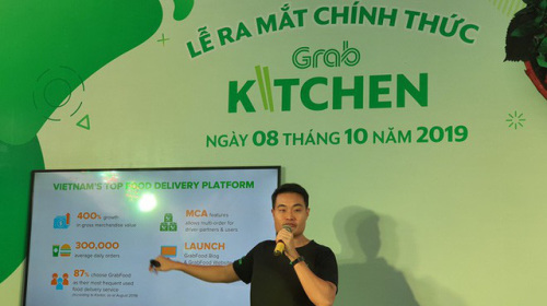 Grab đưa mô hình GrabKitchen về Việt Nam: "bếp tập trung" thời 4.0, rút ngắn thời gian shipper đi mua và giao